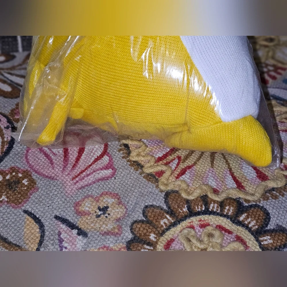 NWT Yellow and White Baby Shark Pillow